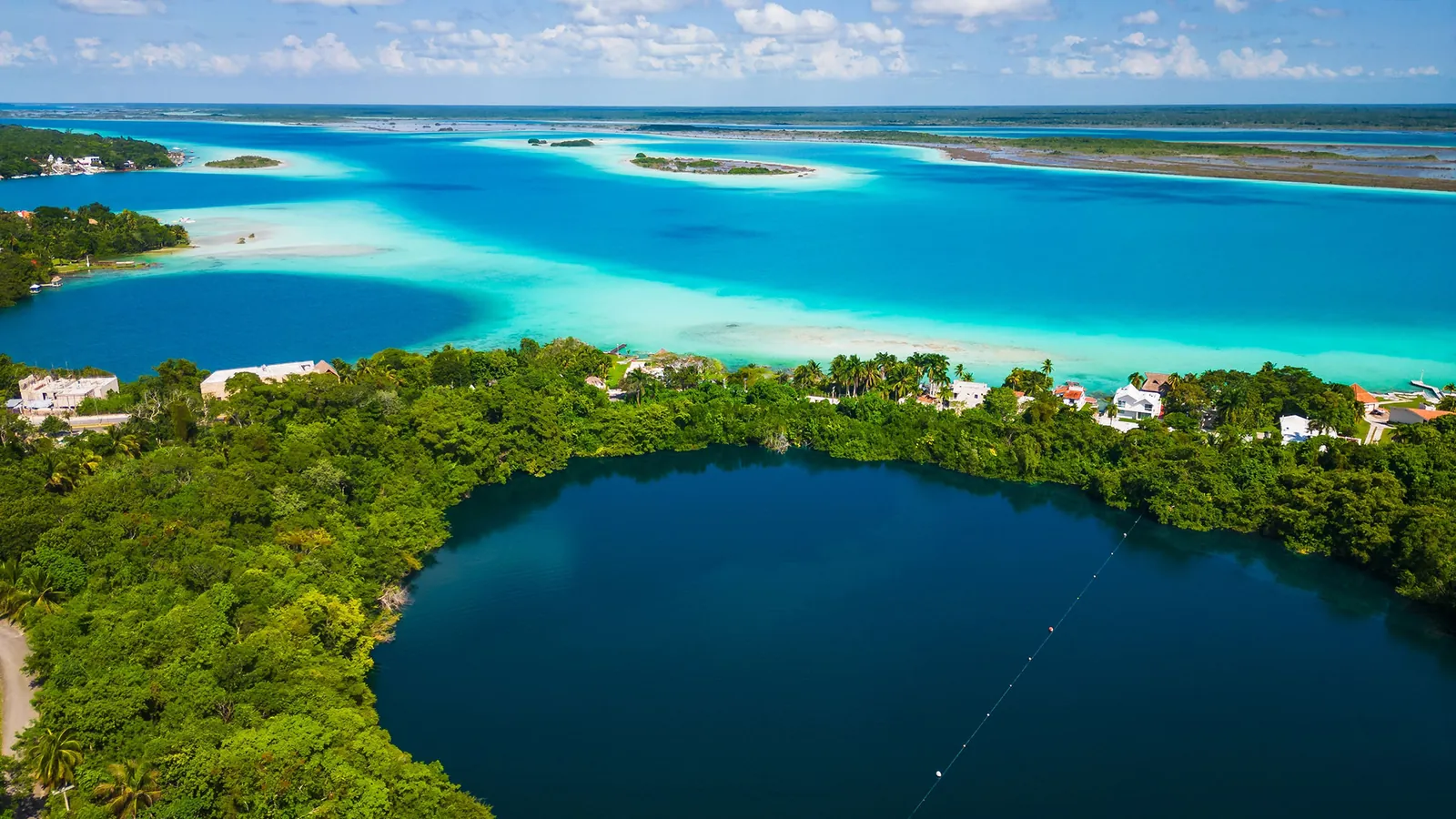 Hidden lagoons near Tulum