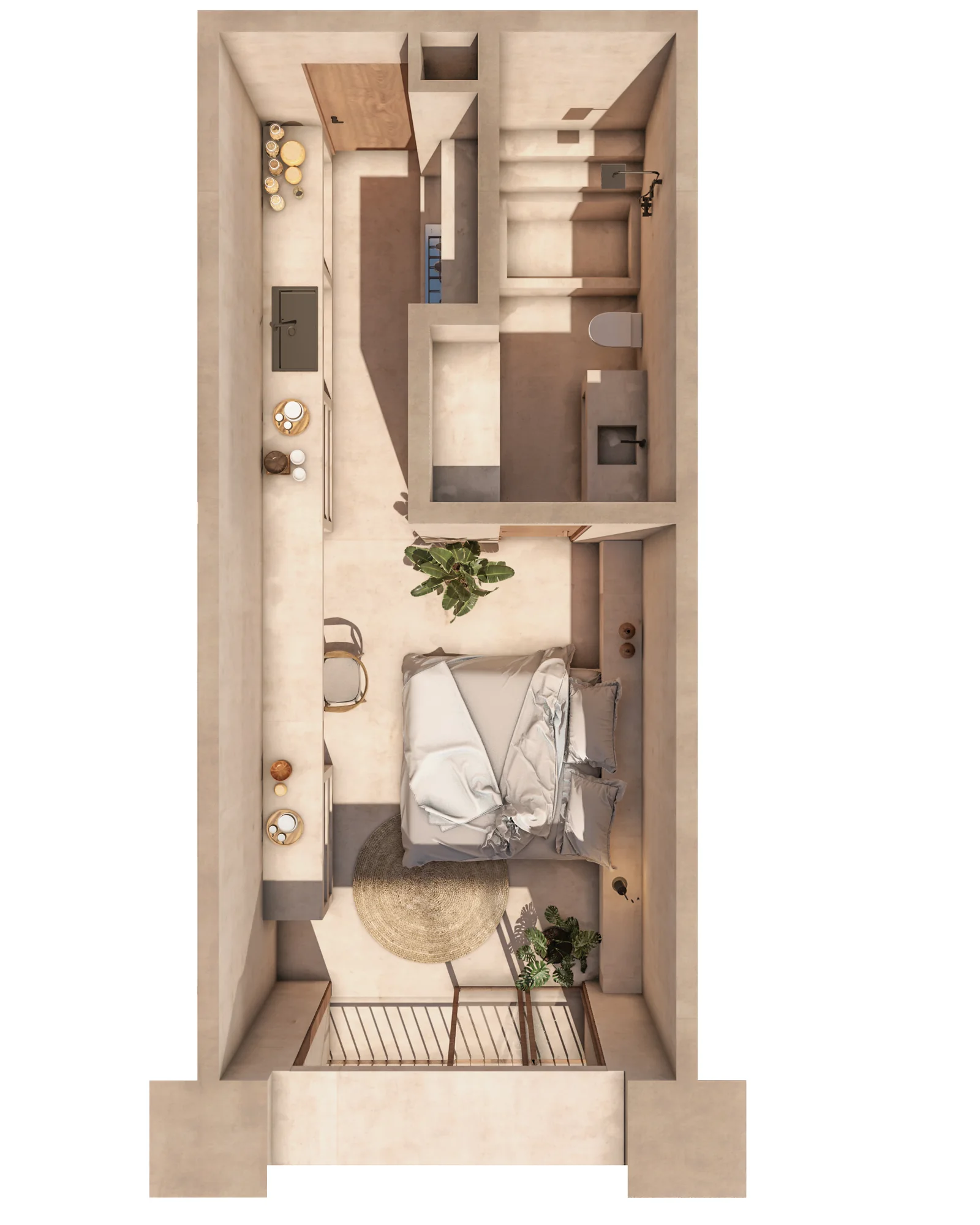 Studio floorplan